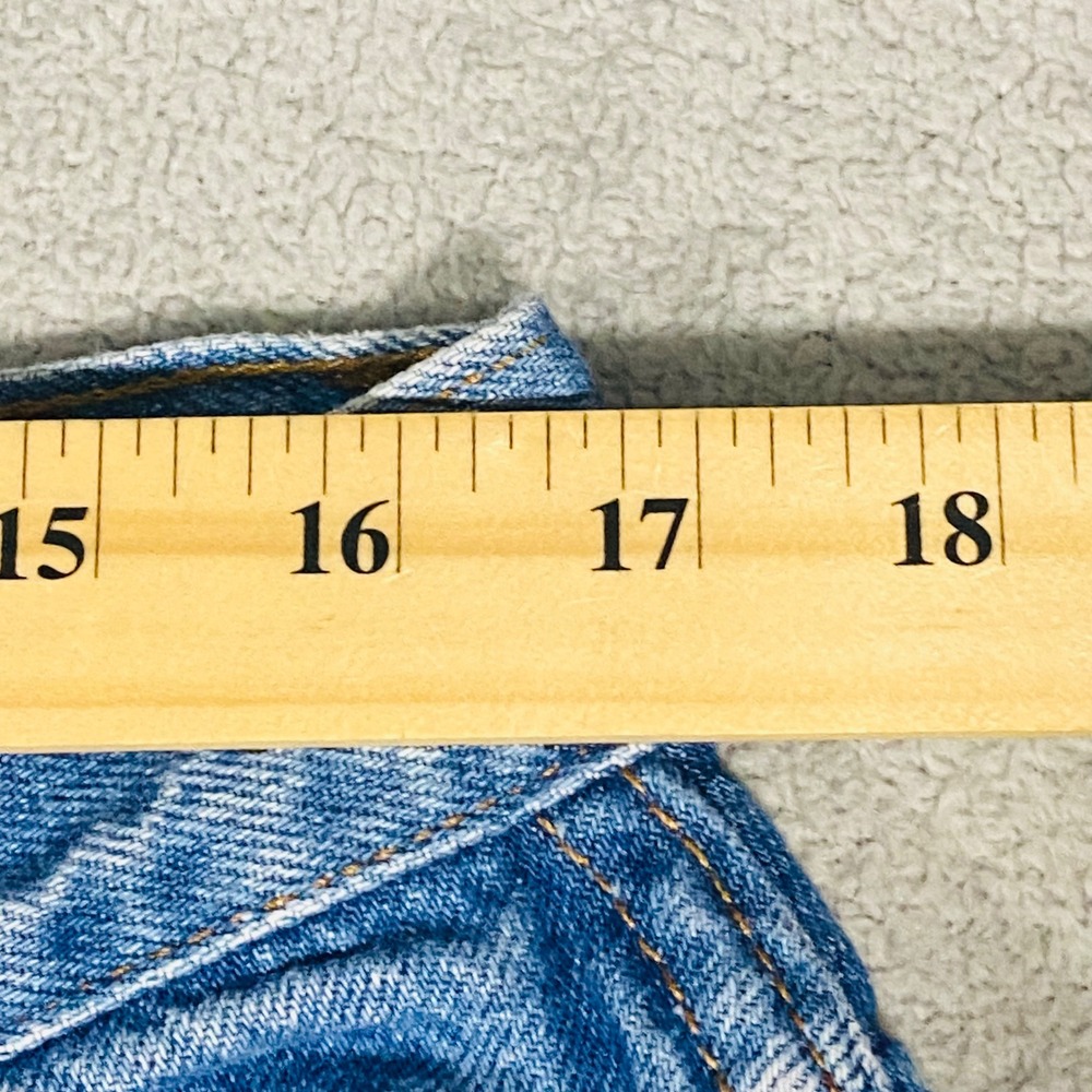 Vintage Chic Tapered Leg Jeans Womens 22W Blue Vintage High Rise Made in USA - Picture 7 of 16